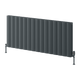 Reina Loco Horizontal Double Anthracite panel aluminium radiator 600 x 1420mm