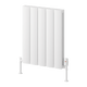 Reina Loco Horizontal Double White panel aluminium radiator 600 x 470mm
