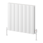 White Heated Towel Rail