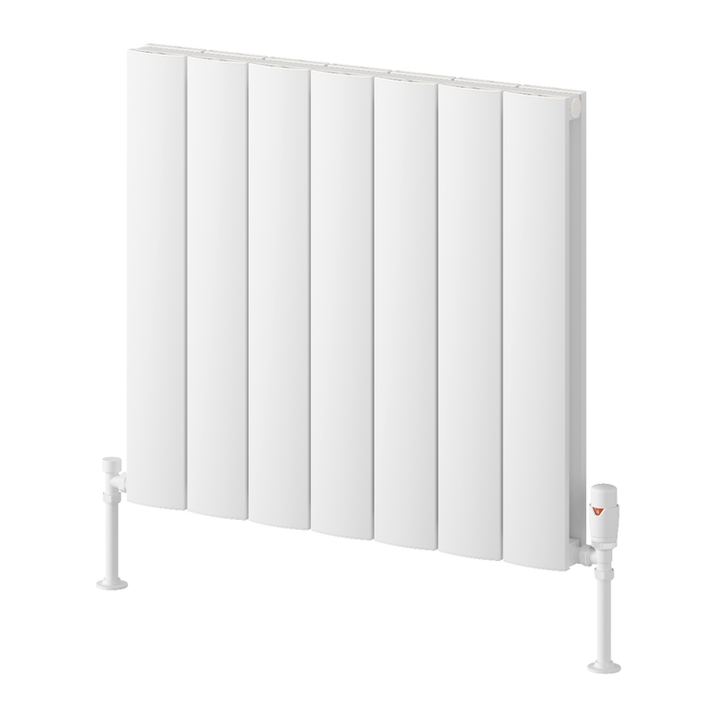 White Heated Towel Rail