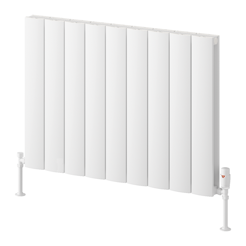 White Heated Towel Rail