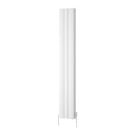 White Heated Towel Rail