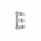 690 x 500 mm Reina Lovere Vertical Polished Heated Stainless Steel Radiator