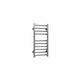 720 x 350 mm Reina Luna Flat Stainless Steel Designer Radiator