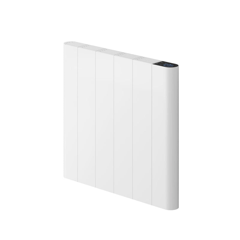 500 x 540 mm Reina Maia Horizontal Dry Electric Heated White Designer Radiator