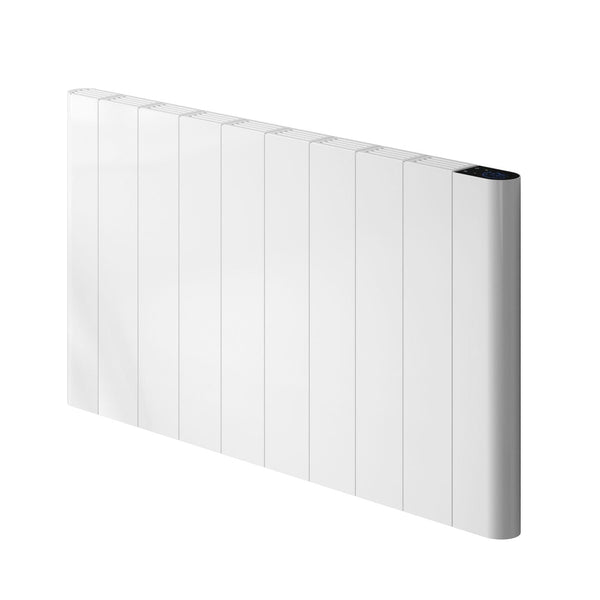 500 x 907 mm Reina Maia Horizontal Dry Electric Heated White Designer Radiator