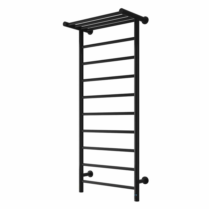 1190 x 500 mm / Black Reina Maira Dry Electric Heated Towel Rail Designer Radiator