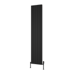Matt Black Vertical Designer Radiator