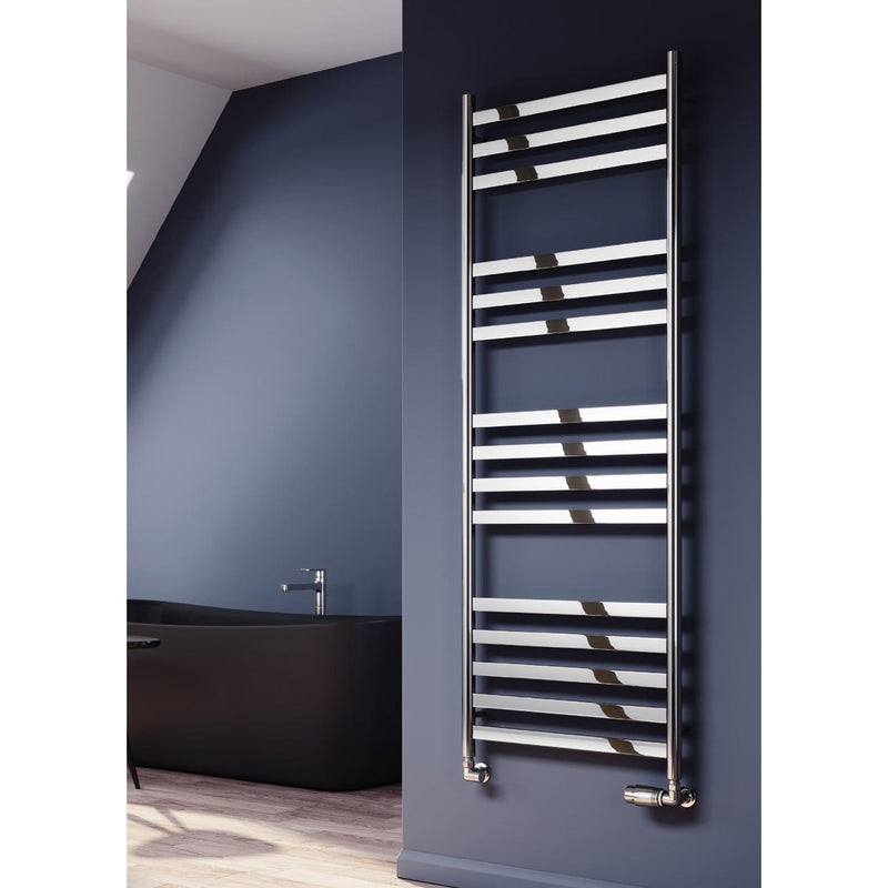 Reina Misa Vertical Polished Stainless Steel Towel Rail Radiator