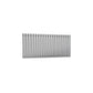 Single / Brushed / 600 x 1180 mm Reina Nerox Horizontal Heated Stainless Steel Designer Radiator