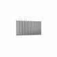 Double / Brushed / 600 x 1003 mm Reina Nerox Horizontal Heated Stainless Steel Designer Radiator