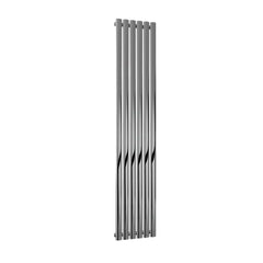 Single / Polished / 1800 x 354 mm Reina Nerox Vertical Stainless Steel Radiator