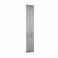 Single / Brushed / 1800 x 295 mm Reina Nerox Vertical Stainless Steel Radiator