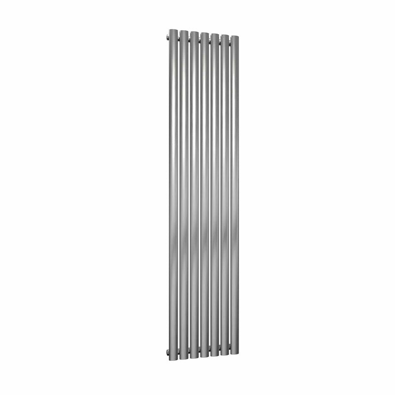 Single / Brushed / 1800 x 413 mm Reina Nerox Vertical Stainless Steel Radiator