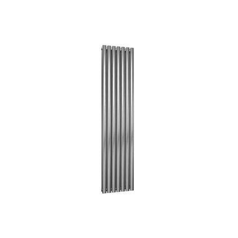 Double / Polished / 1800 x 413 mm Reina Nerox Vertical Stainless Steel Radiator