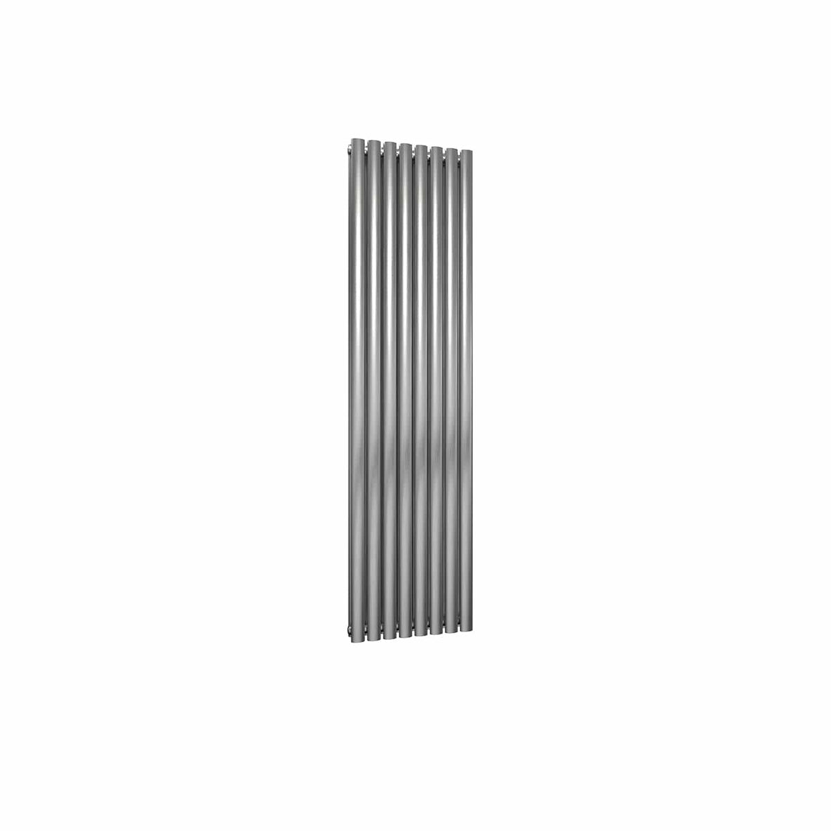 Double / Polished / 1800 x 472 mm Reina Nerox Vertical Stainless Steel Radiator