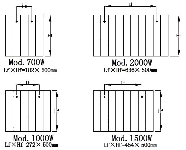 Reina Nika Horizontal Dry Electric Heated Designer Radiator