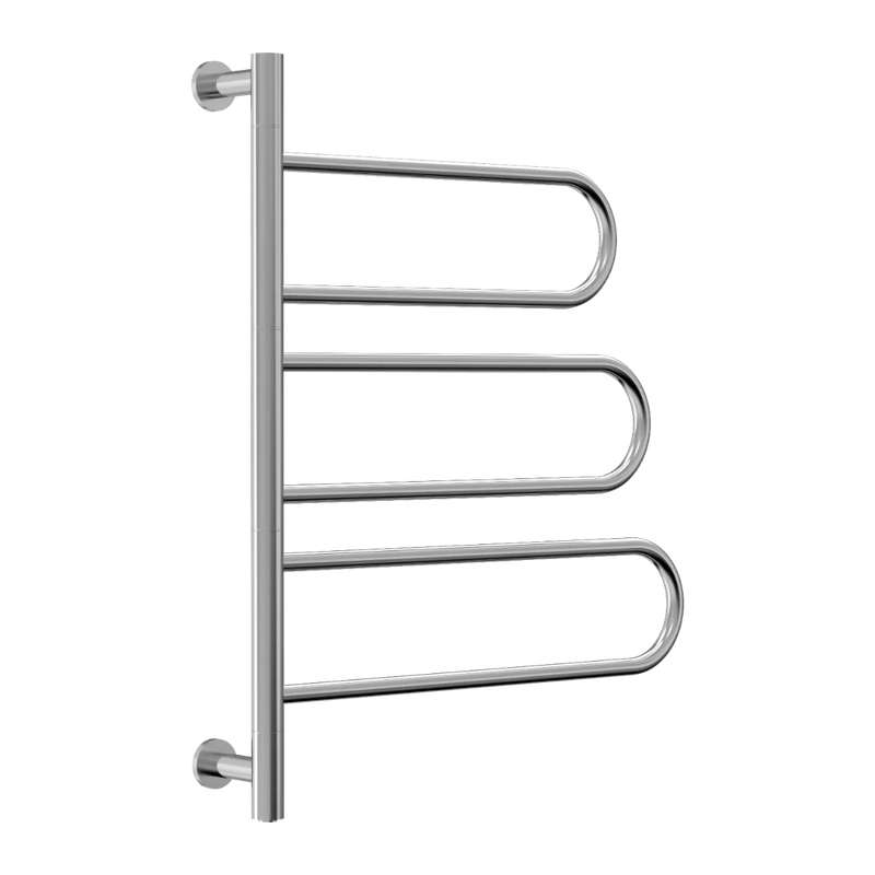 Reina Orne Dry Electric Polished Heated Towel Rail Designer Radiator