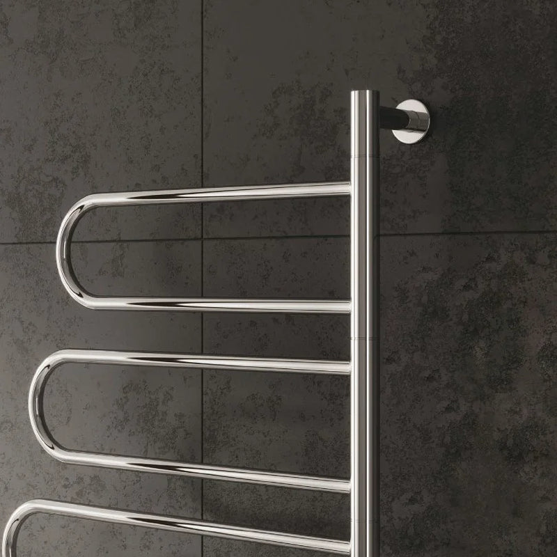 Reina Orne Dry Electric Polished Heated Towel Rail Designer Radiator