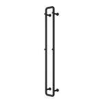Matt Black Electric Heated Towel Rail