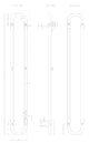 Reina Pelmo Dry Electric Stainless Steel Towel Radiator