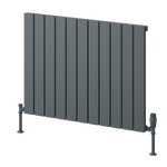 Reina Piatto Horizontal Aluminium Radiator