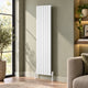 Reina Piatto Vertical Double White towel rail roomset