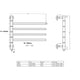 Reina Rance Dry Electric Heated Towel Rail Designer Radiator