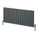 Reina Resia Horizontal Anthracite aluminium radiator 600 x 1420mm