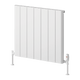 Reina Resia Horizontal White aluminium radiator 600 x 660mm