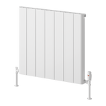 White Horizontal Designer Radiator