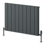 Matt Black Horizontal Designer Radiator