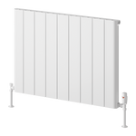 White Horizontal Designer Radiator