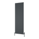 Reina Resia Vertical Anthracite aluminium radiator 1800 x 565mm