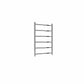 800 x 500 mm Reina Savio Stainless Steel Vertical Designer Radiator