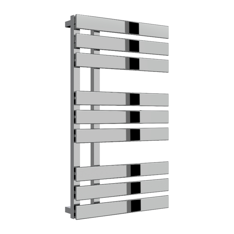 Reina Sesia Vertical Chrome Towel Rail Steel Radiator