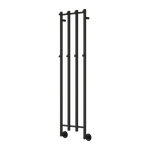Reina Solara Dry Electric Stainless Steel Towel Radiator black