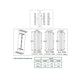 Reina Maia Vertical Dry Electric Heated White Designer Radiator