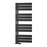 Matt Black Heated Towel Rail