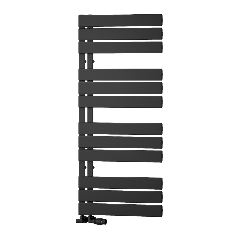 Matt Black Heated Towel Rail
