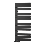 Matt Black Heated Towel Rail