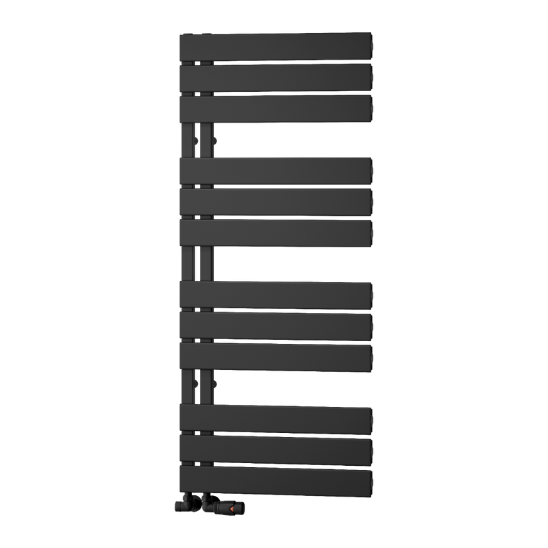 Matt Black Heated Towel Rail