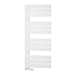 White Heated Towel Rail