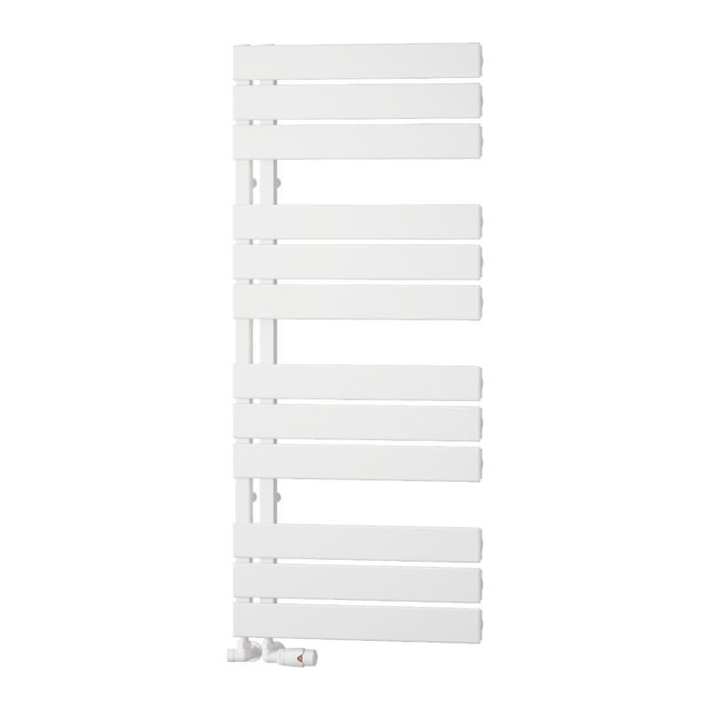 White Heated Towel Rail