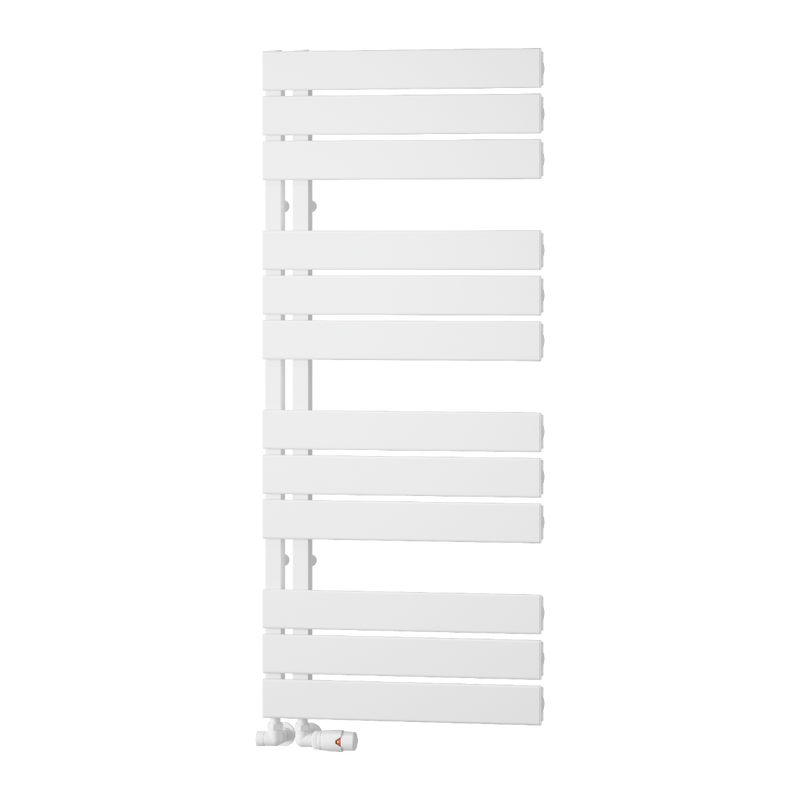 White Heated Towel Rail