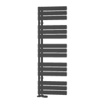 Matt Black Heated Towel Rail