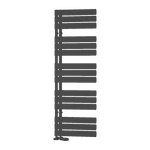 Matt Black Heated Towel Rail