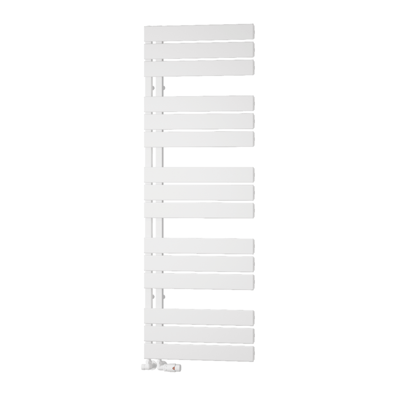 White Heated Towel Rail