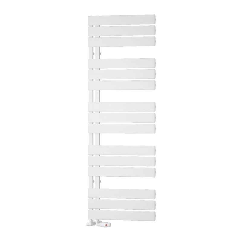 White Heated Towel Rail