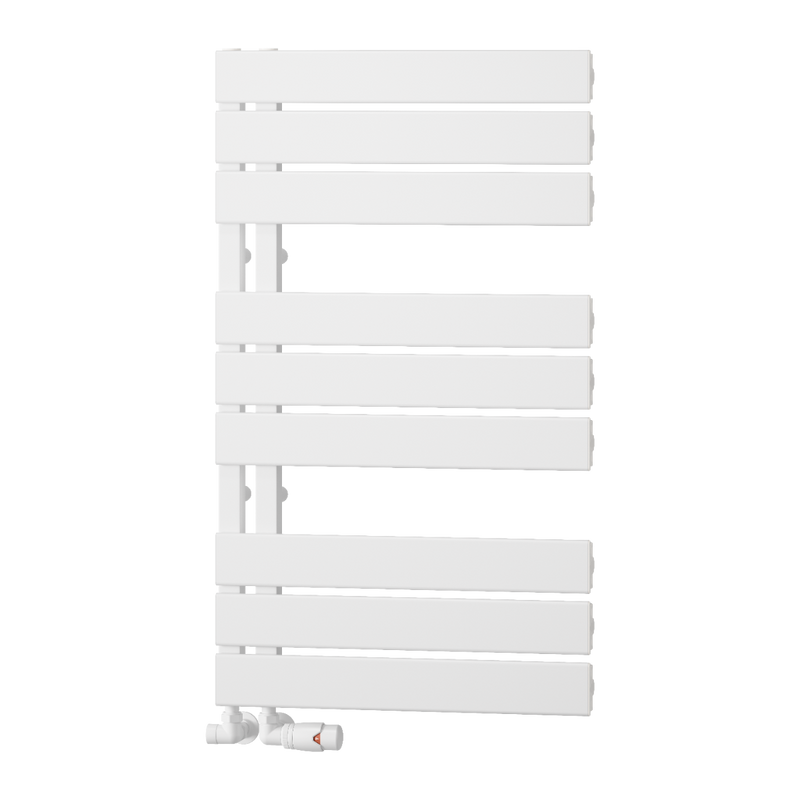 White Heated Towel Rail